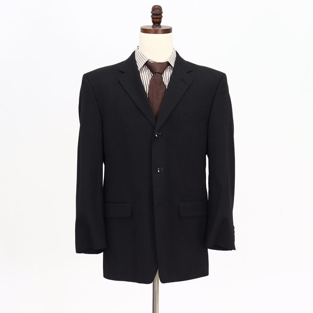 Jones New York 42R Gray Solid 3-Button Sport Coat Blazer Jacket V734